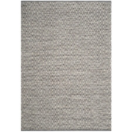 Safavieh Montauk Runner Hand Woven Rug Ivory & Dark Grey - 2 ft.-3 in. x 9 ft. MTK414A-29